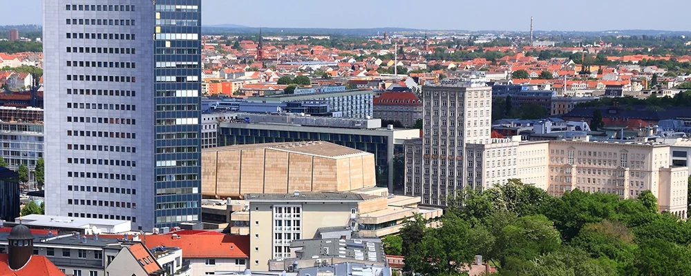 Ein Stockfoto von Leipzig, Deutschland